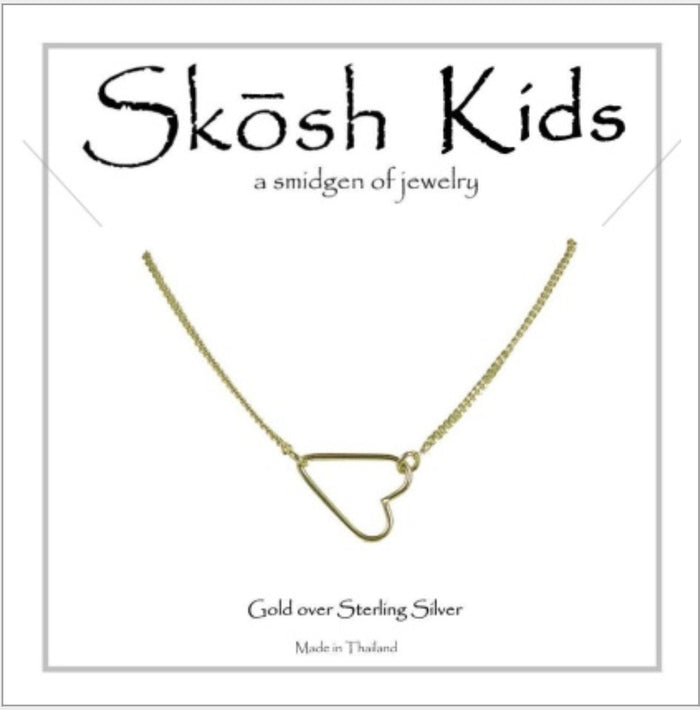 Skosh Kids Open Heart, Gold 55-973-20