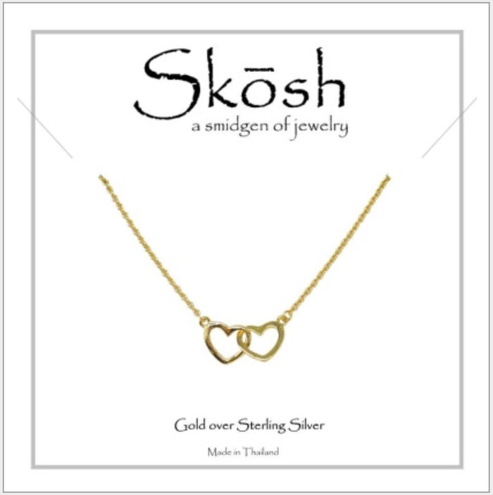 Skosh Inter-Locking Hearts Gold 57-394-20